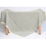 gebreide babydeken blauw